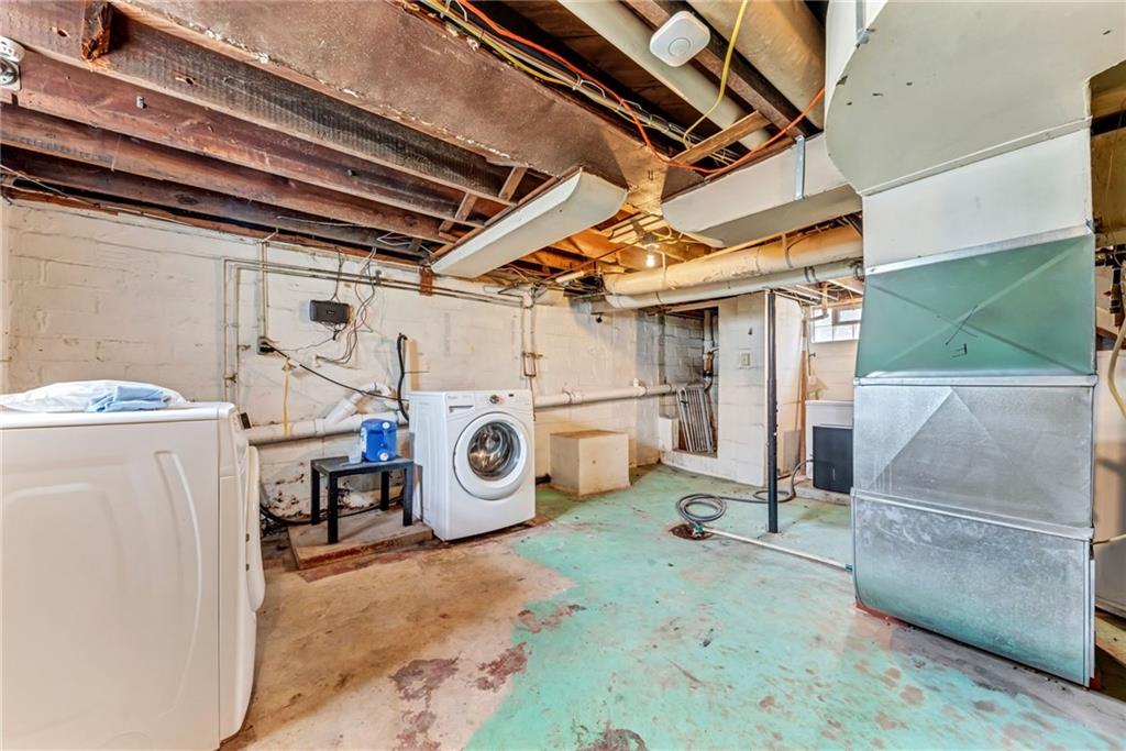 215 Independence Road Avella, PA 15312 - Photo 31 of 36 a utility room with dryer and washer