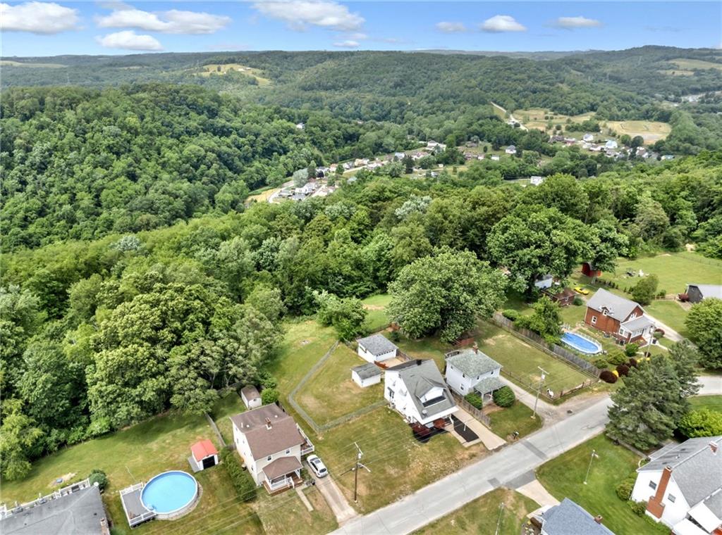 215 Independence Road Avella, PA 15312 - Photo 35 of 36 an aerial view of residential houses with outdoor space and trees