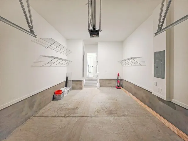 a view of balcony with furniture