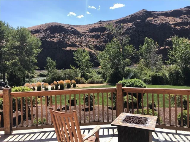 an outdoor view of a house having patio