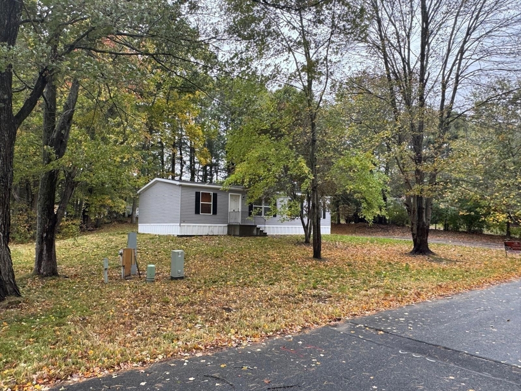 a house that has a tree in front of it