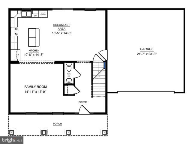 a picture of a bench in a front