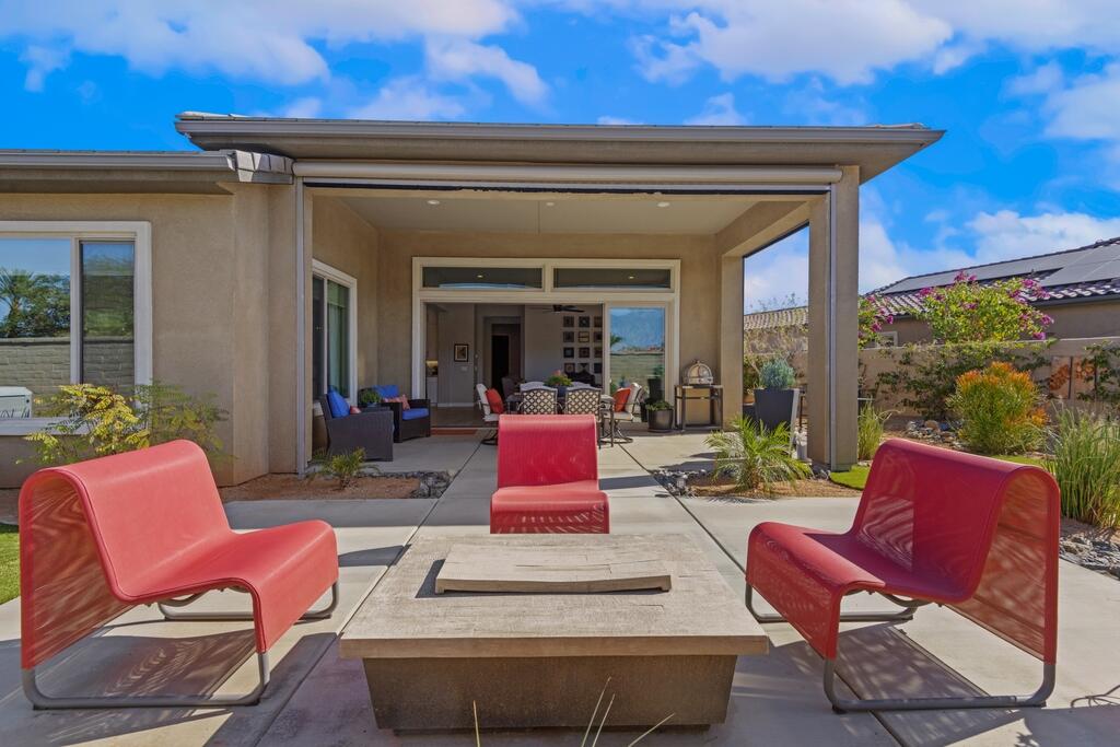 77 Barolo Rancho Mirage, CA 92270 - Photo 14 of 61 a outdoor living space with furniture and a potted plant