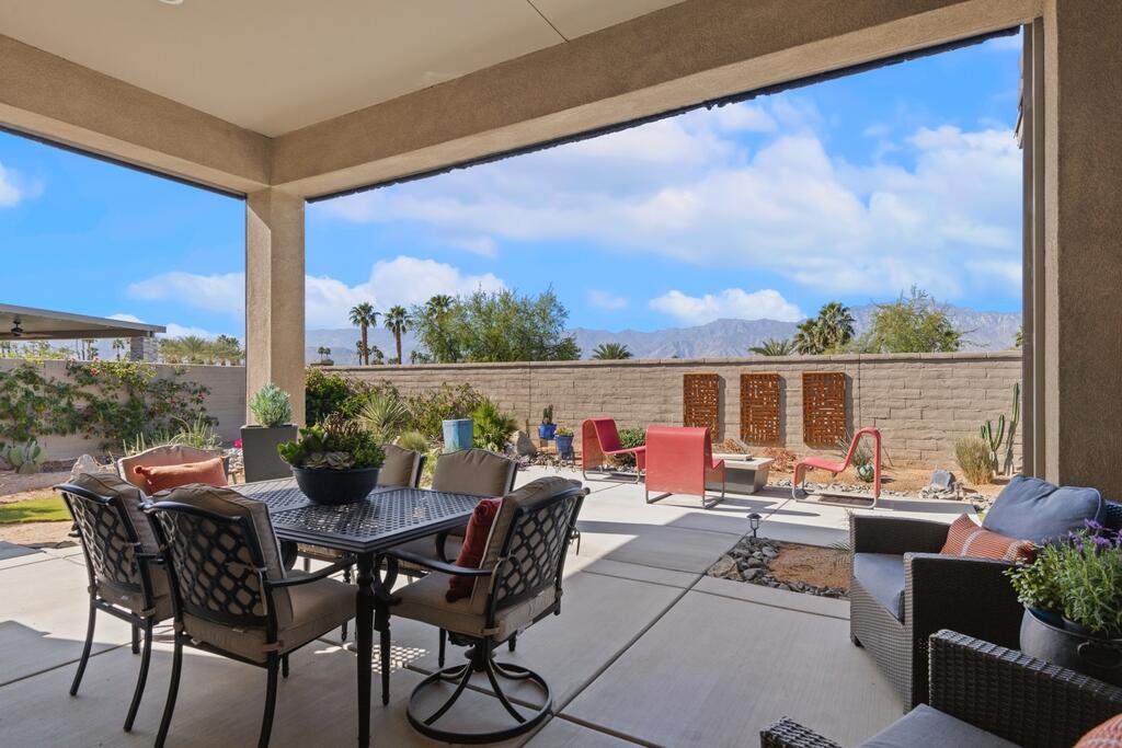 77 Barolo Rancho Mirage, CA 92270 - Photo 47 of 61 a outdoor dining space with furniture and city view