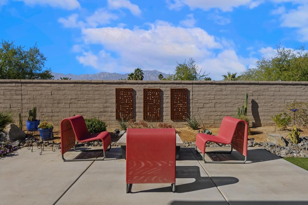 77 Barolo Rancho Mirage, CA 92270 - Photo 48 of 61 an outdoor sitting area with furniture and city view
