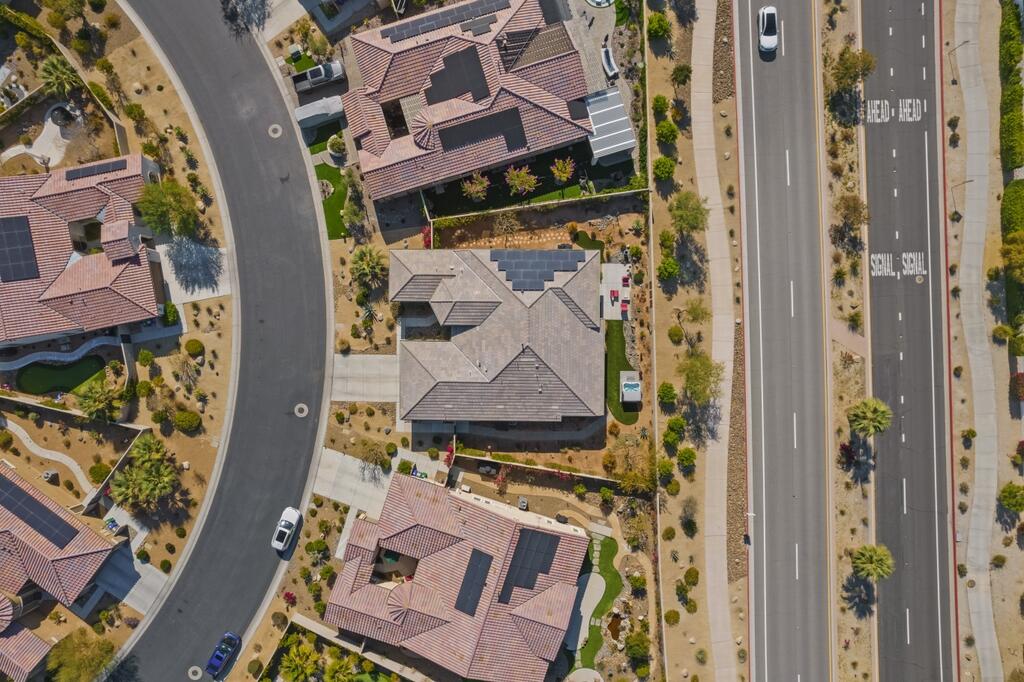 77 Barolo Rancho Mirage, CA 92270 - Photo 61 of 61 an aerial view of residential houses with outdoor space