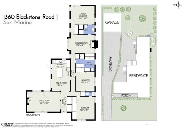 $1,998,000 | 1360 Blackstone Road, San Marino, CA 91108