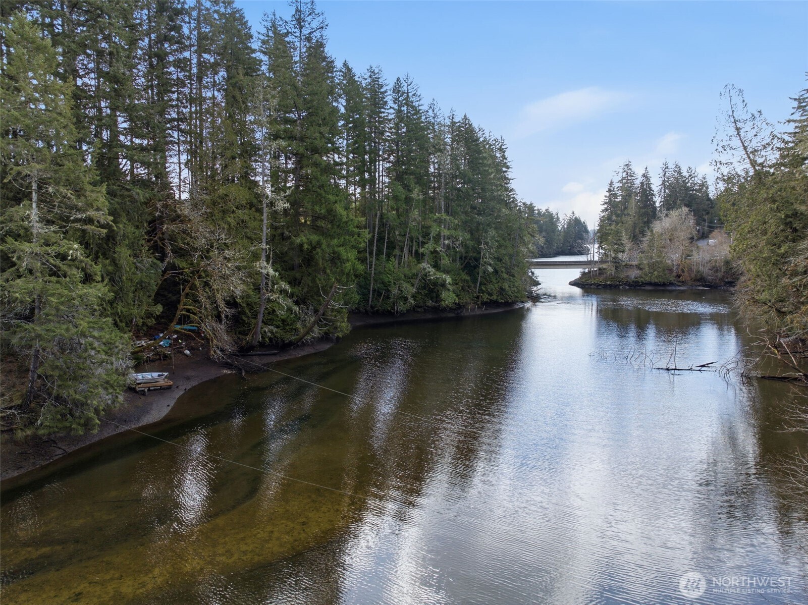 0 East McLane Cv Drive Grapeview, WA 98546 - Photo 17 of 20 a view of a lake with trees