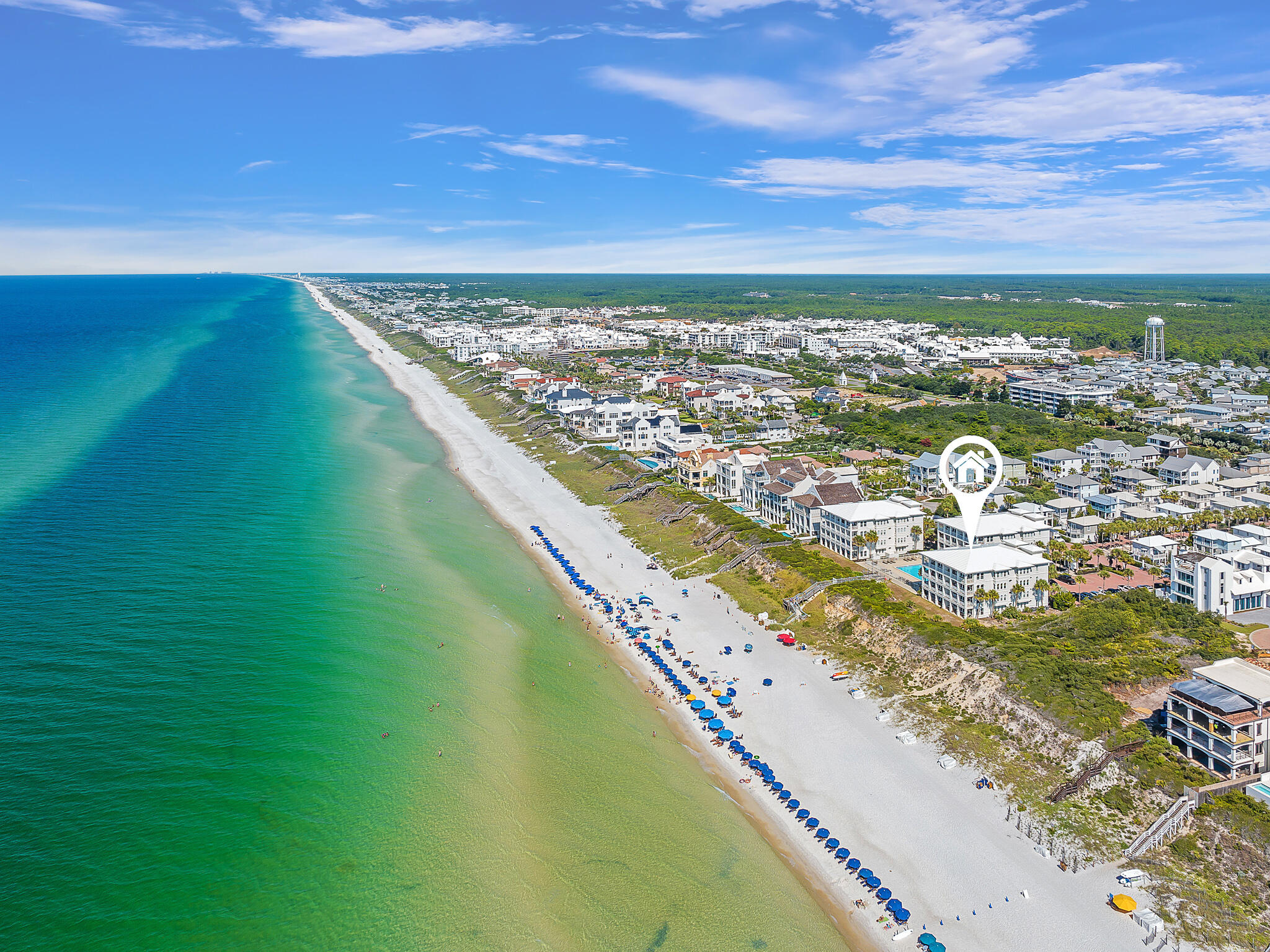 10140 East County Highway 30A, Unit A102 Inlet Beach, FL 32461 - Photo 37 of 37 a view of a city with ocean view