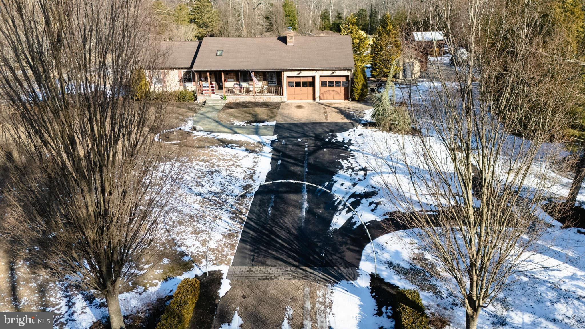 16 Old Red Lion Road Southampton, NJ 08088 - Photo 50 of 56 an aerial view of a house with a yard