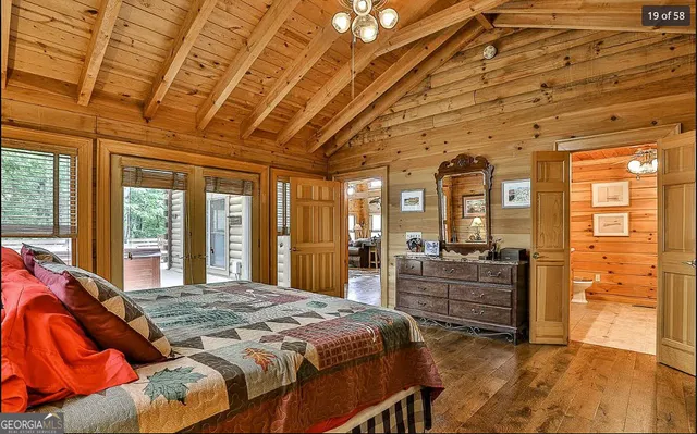 a view of outdoor space and trees