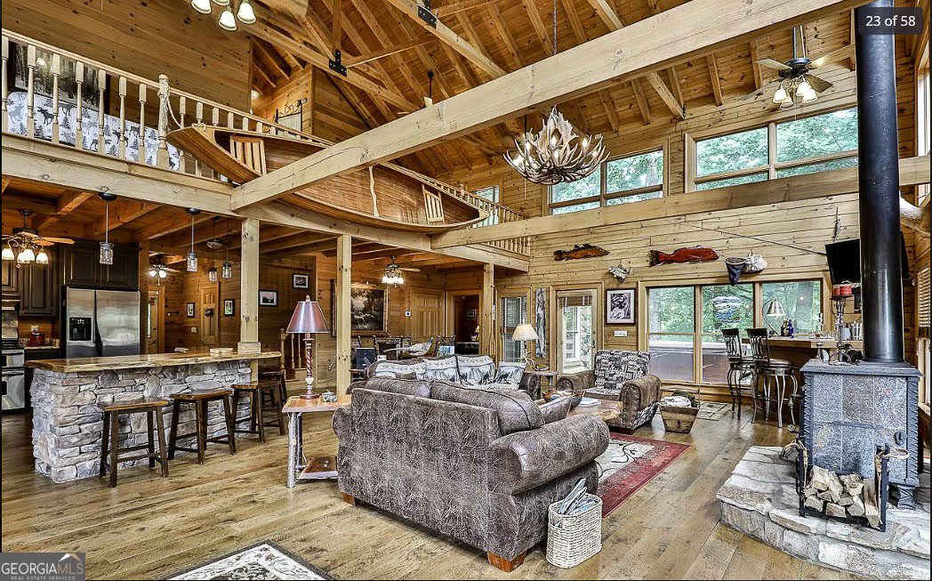 1427 Cherry Lake Drive Blue Ridge, GA 30513 - Photo 44 of 89 a view of a chairs and tables in patio