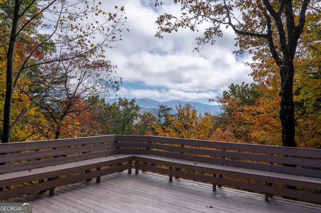 a view of a two chairs in a room