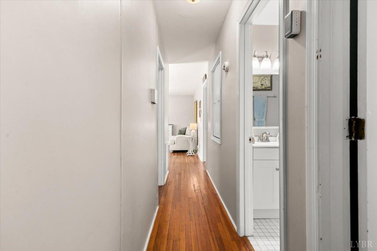 1752 Purdum Mill Road Appomattox, VA 24522 - Photo 24 of 38 a view of a bathroom from a hallway