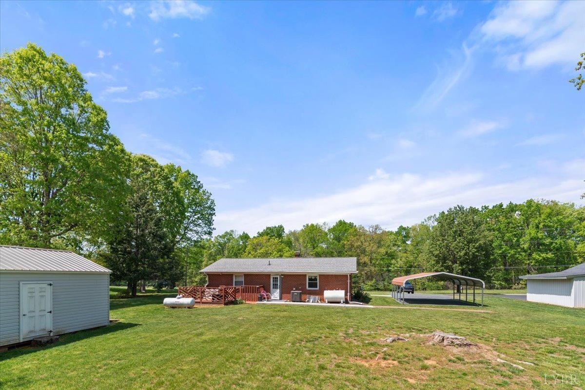 1752 Purdum Mill Road Appomattox, VA 24522 - Photo 32 of 38 a house view with a garden space