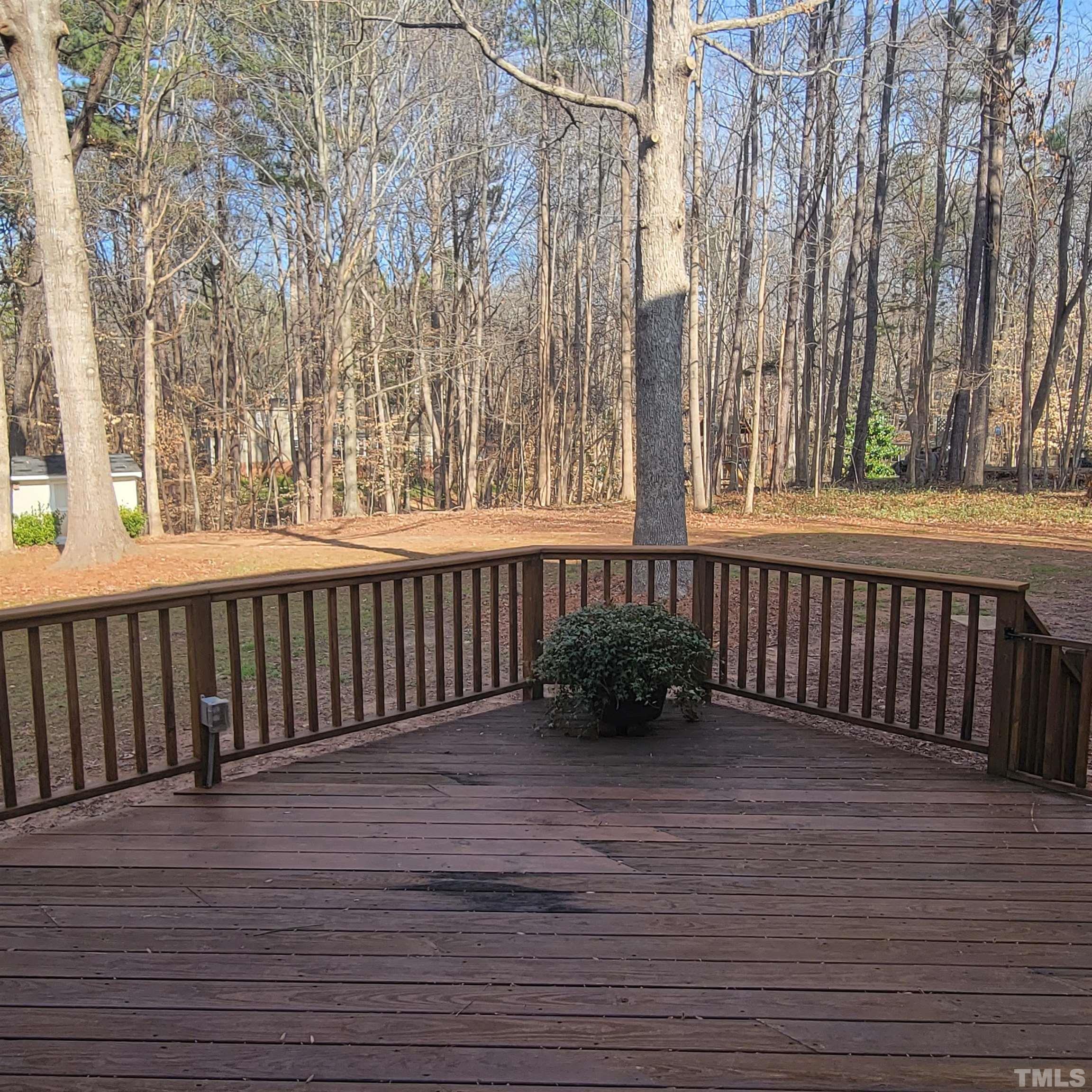 11817 Pembridge Lane Raleigh, NC 27613 - Photo 33 of 40 a view of wooden floor in a balcony