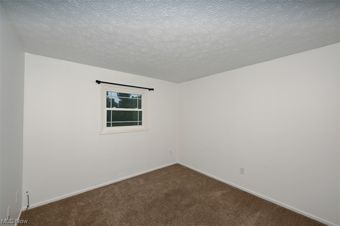 3368 Erhart Road Litchfield, OH 44253 - Photo 26 of 35 Carpeted empty room featuring a textured ceiling