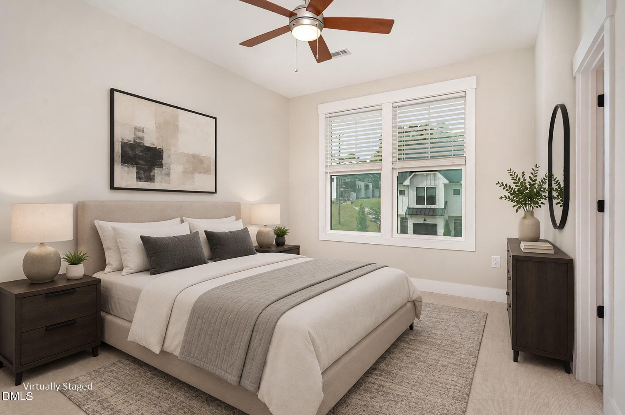 4016 Emerald Green Road Raleigh, NC 27612 - Photo 11 of 22 a bedroom with bed and a window