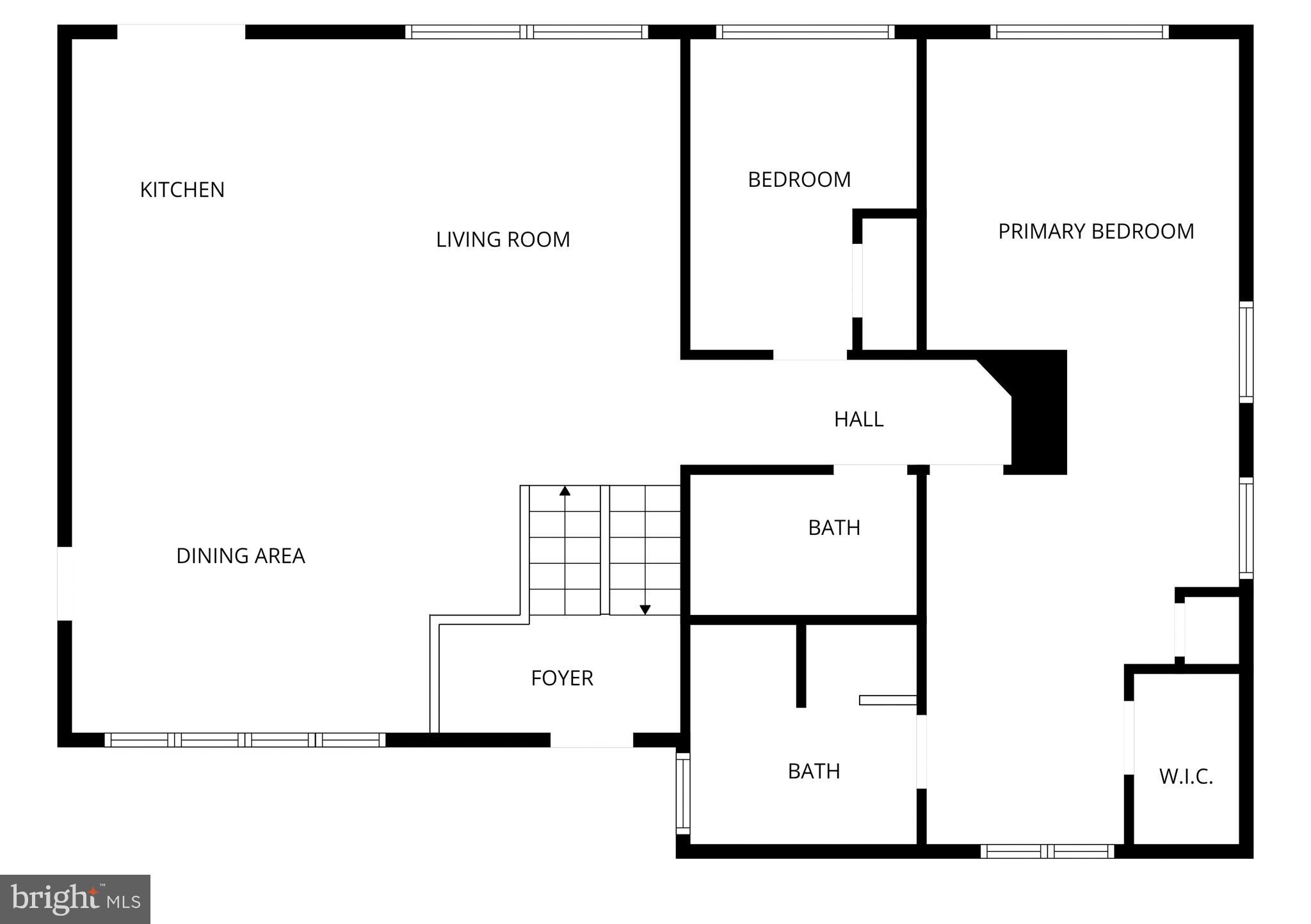 6124 Crozet Court Springfield, VA 22150 - Photo 55 of 57 a picture of a floor plan