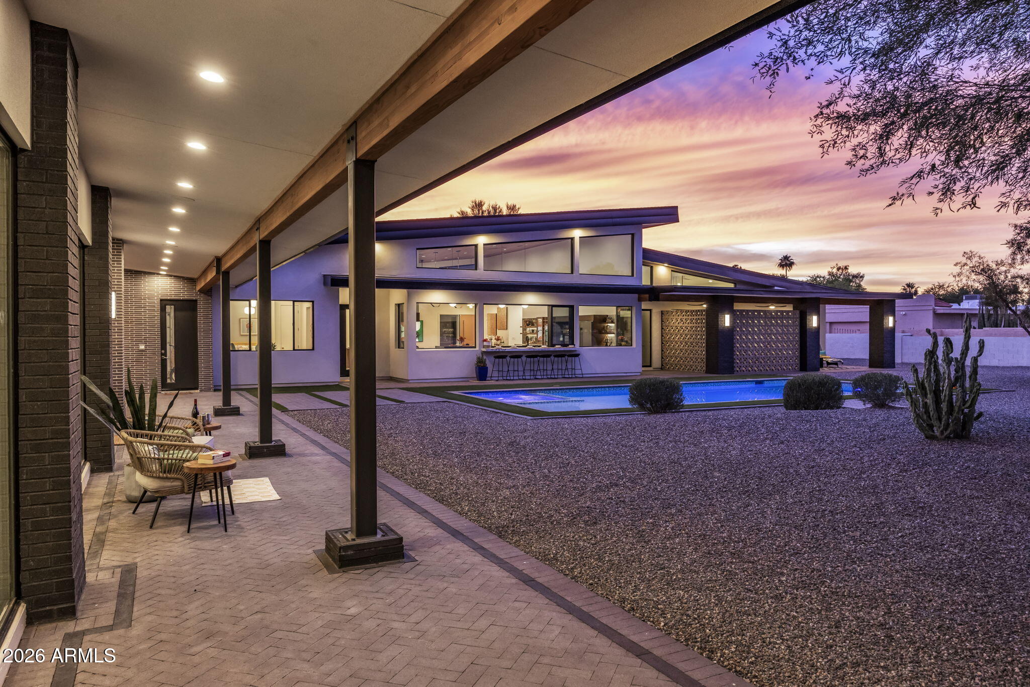 11649 North Miller Road Scottsdale, AZ 85260 - Photo 54 of 63 Twilight