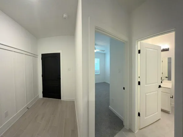 a view of a bathroom with a elevator