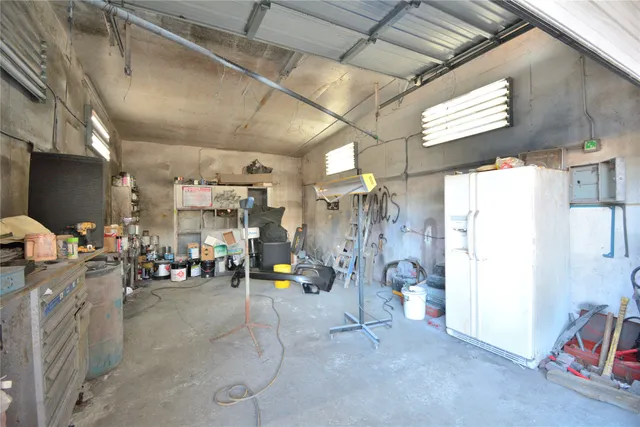 a view of storage and utility room