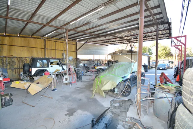 a view of storage and utility room