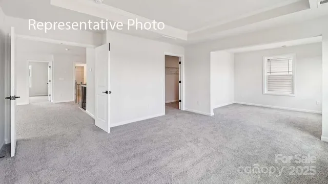 a spacious bathroom with a double vanity sink mirror and