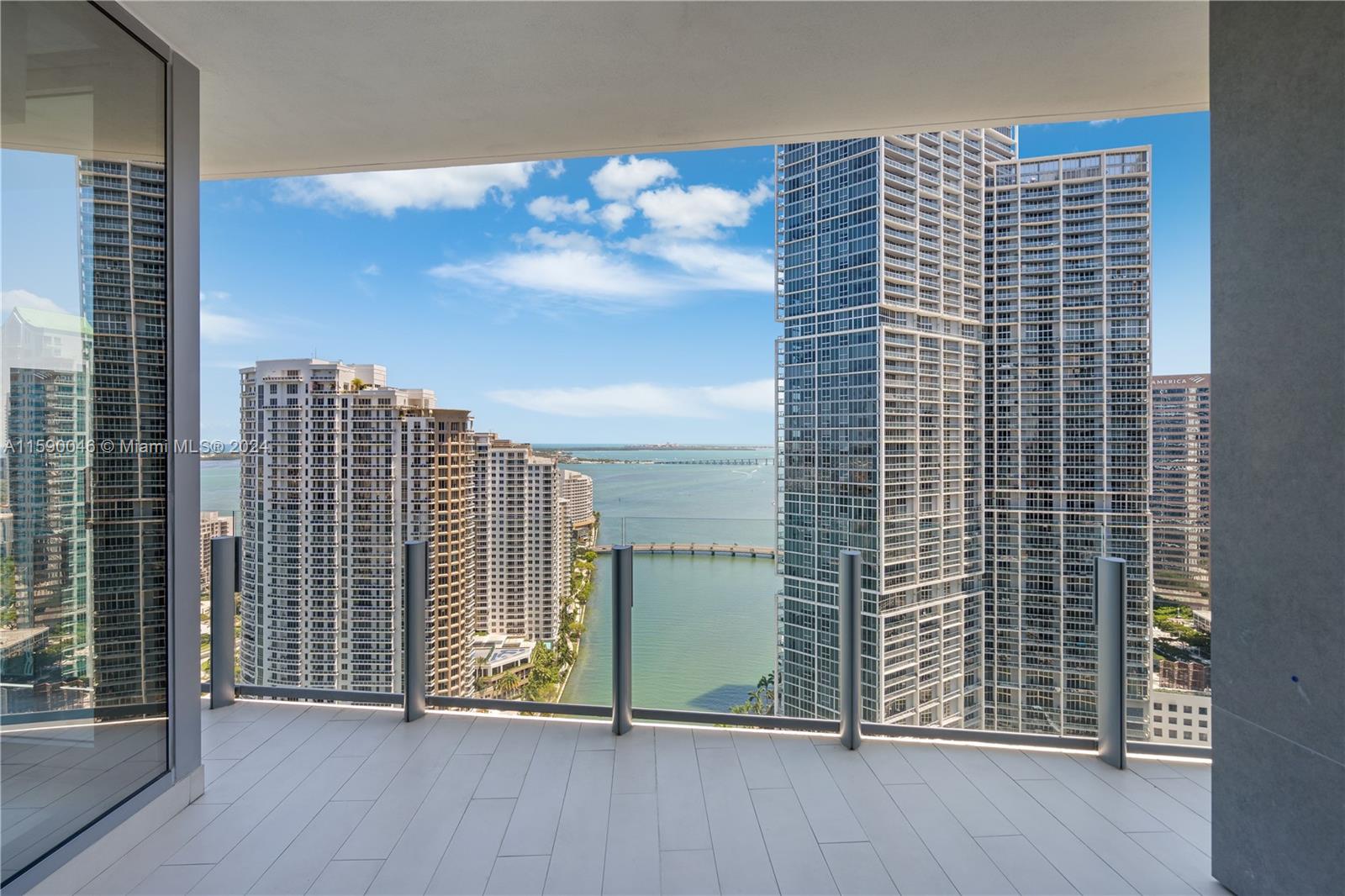 300 Biscayne Blvd Way, Unit 3105 Miami, FL 33131 - Photo 14 of 53 view from the balcony