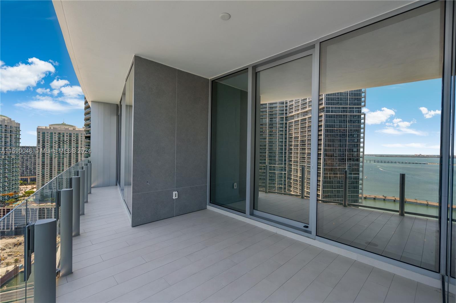300 Biscayne Blvd Way, Unit 3105 Miami, FL 33131 - Photo 31 of 53 Deep balcony