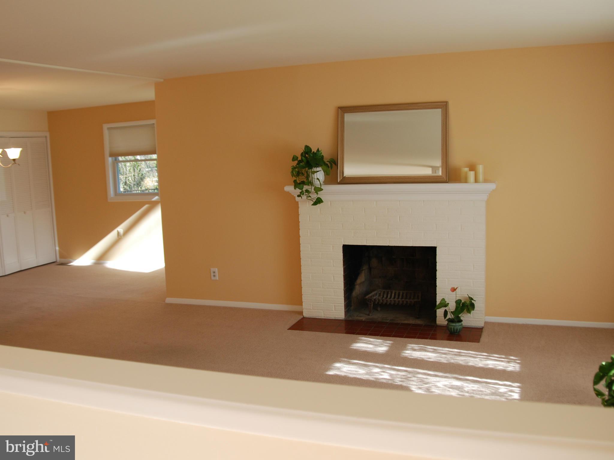 8112 Bullock Lane Springfield, VA 22151 - Photo 3 of 30 Living Room w/Wood Burning Fireplace