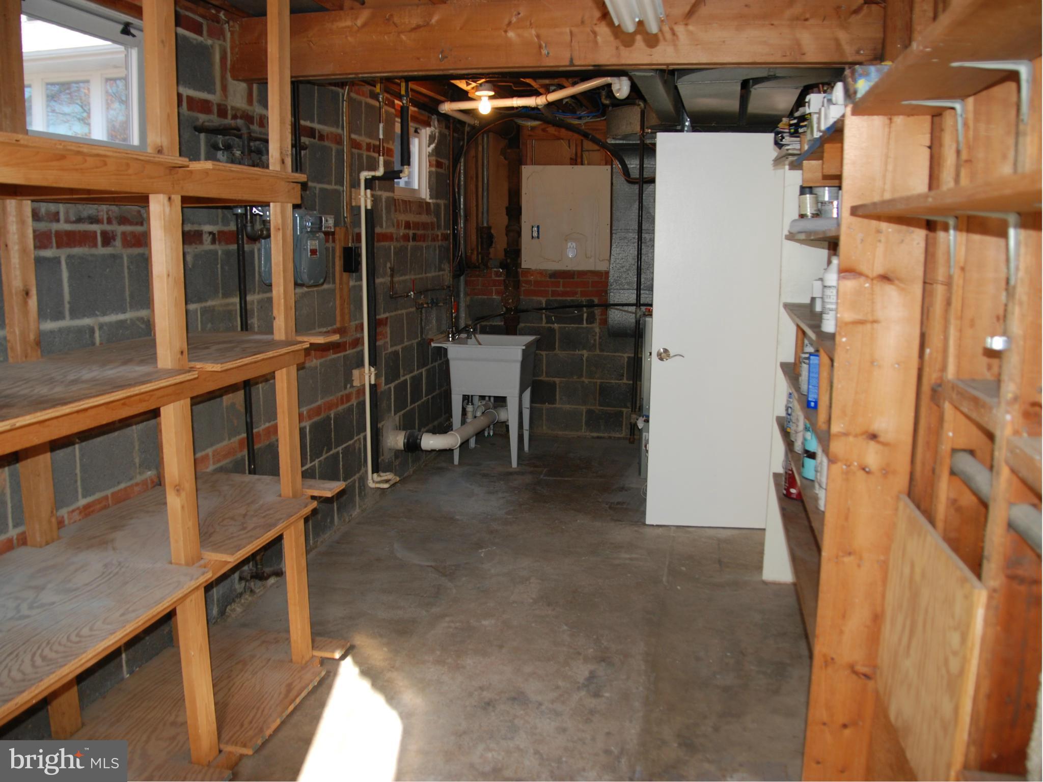 8112 Bullock Lane Springfield, VA 22151 - Photo 28 of 30 Lower Level Utility Room w/Walk Up Exit
