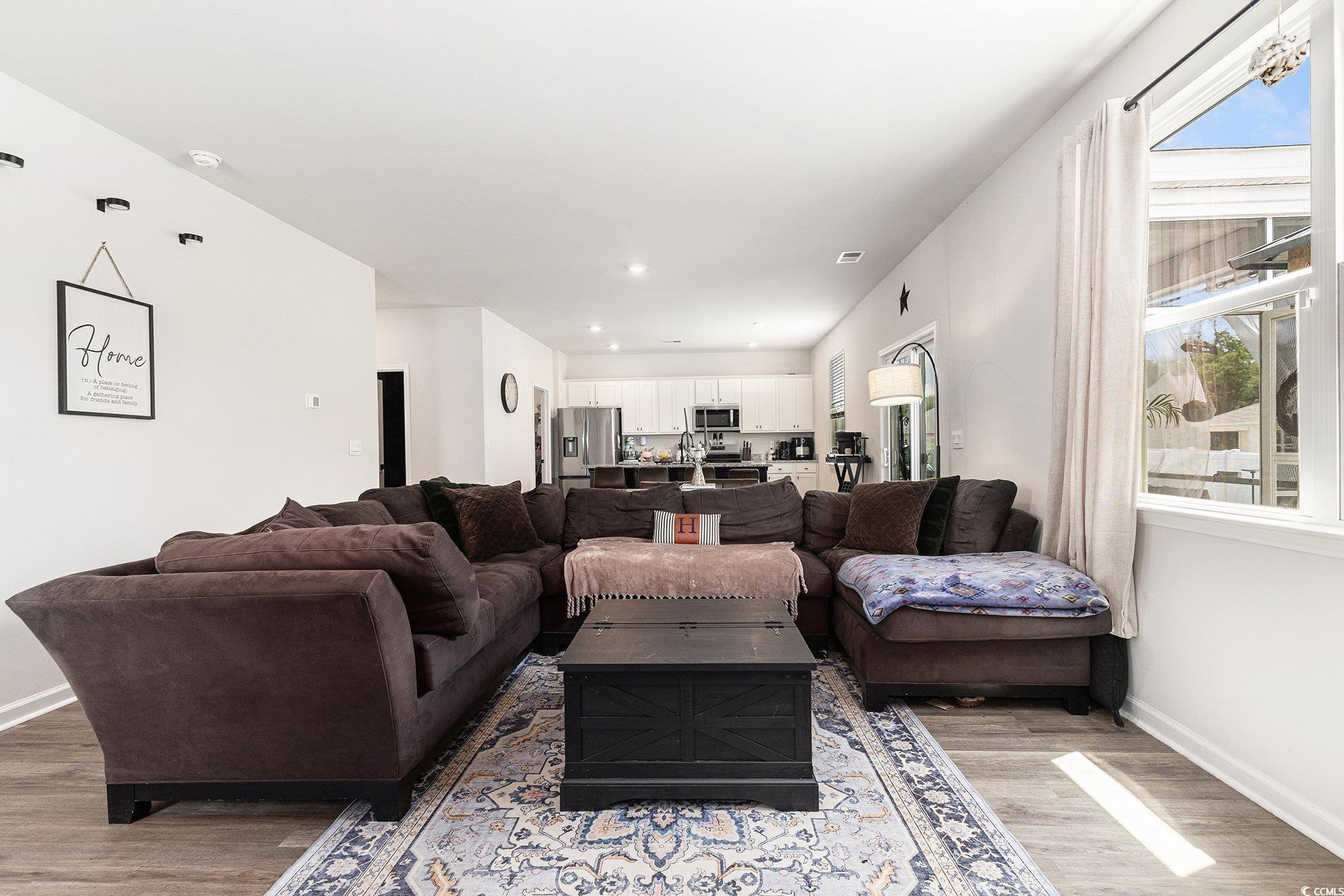 651 Choctaw Drive Conway, SC 29526 - Photo 10 of 37 Living area featuring light wood finished floors and recessed lighting
