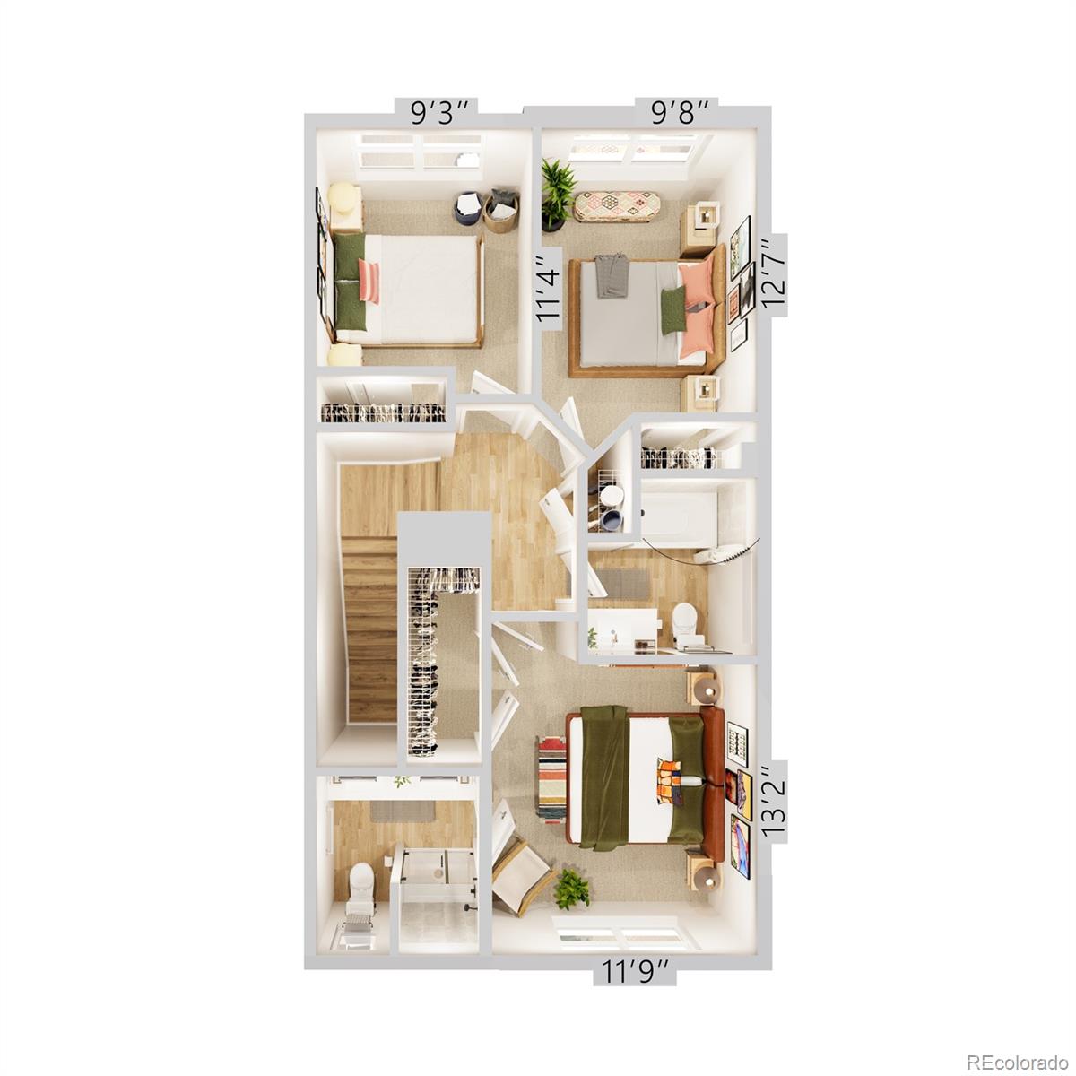 6419 Meade Way Arvada, CO 80003 - Photo 19 of 29 a picture of a floor plan