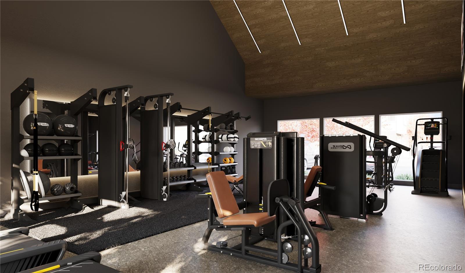 6419 Meade Way Arvada, CO 80003 - Photo 23 of 29 a view of a room with gym equipment