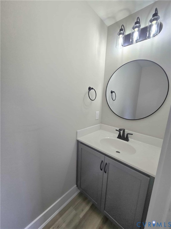 1775 Bumpass Road Bumpass, VA 23024 - Photo 31 of 42 a bathroom with a sink and a mirror