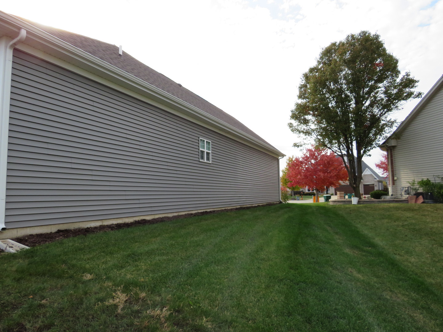 21407 Bay Tree Court Shorewood, IL 60404 - Photo 12 of 53 a backyard of a house with lots of green space