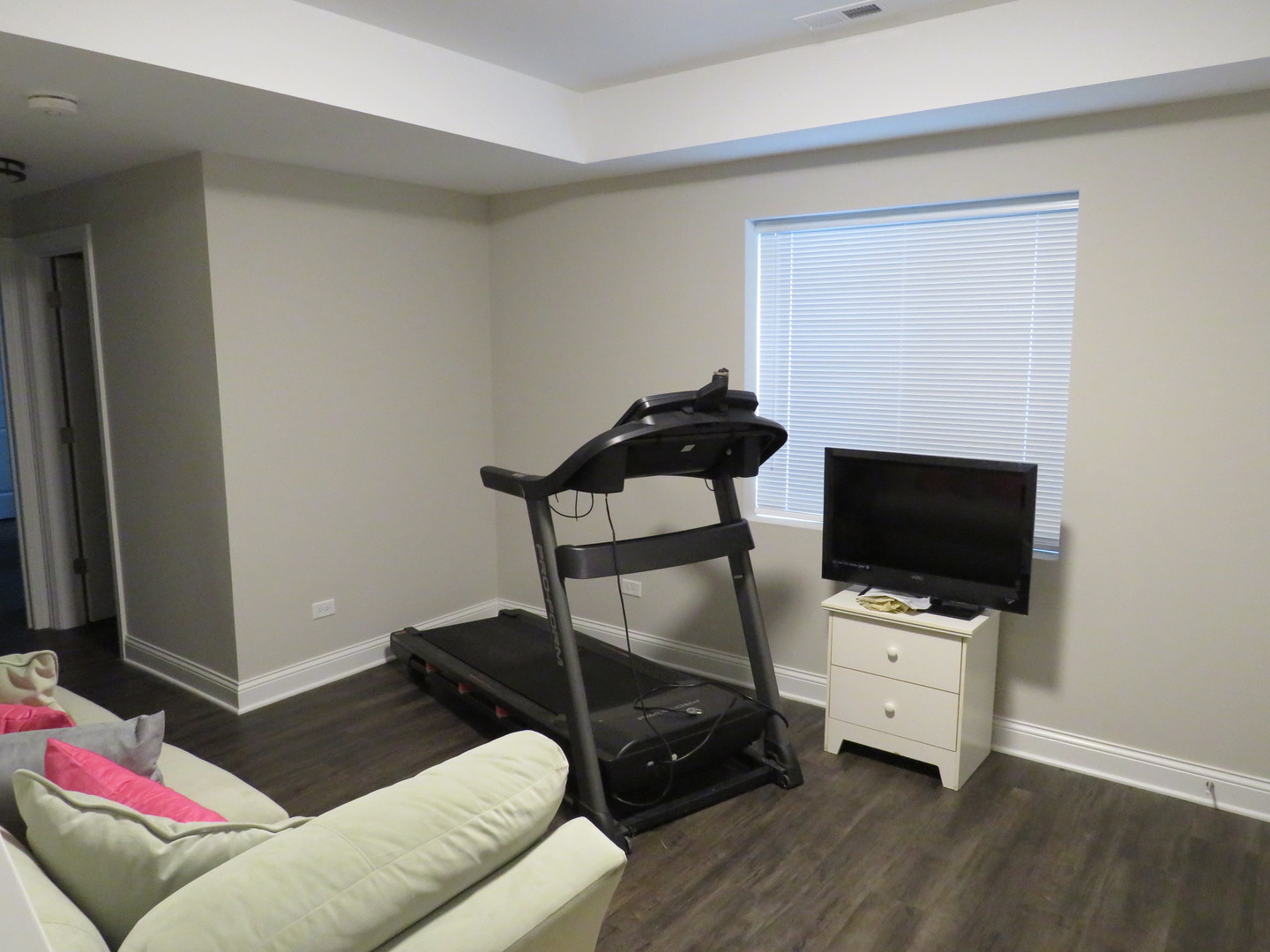 21407 Bay Tree Court Shorewood, IL 60404 - Photo 43 of 53 a living room with furniture and a flat screen tv