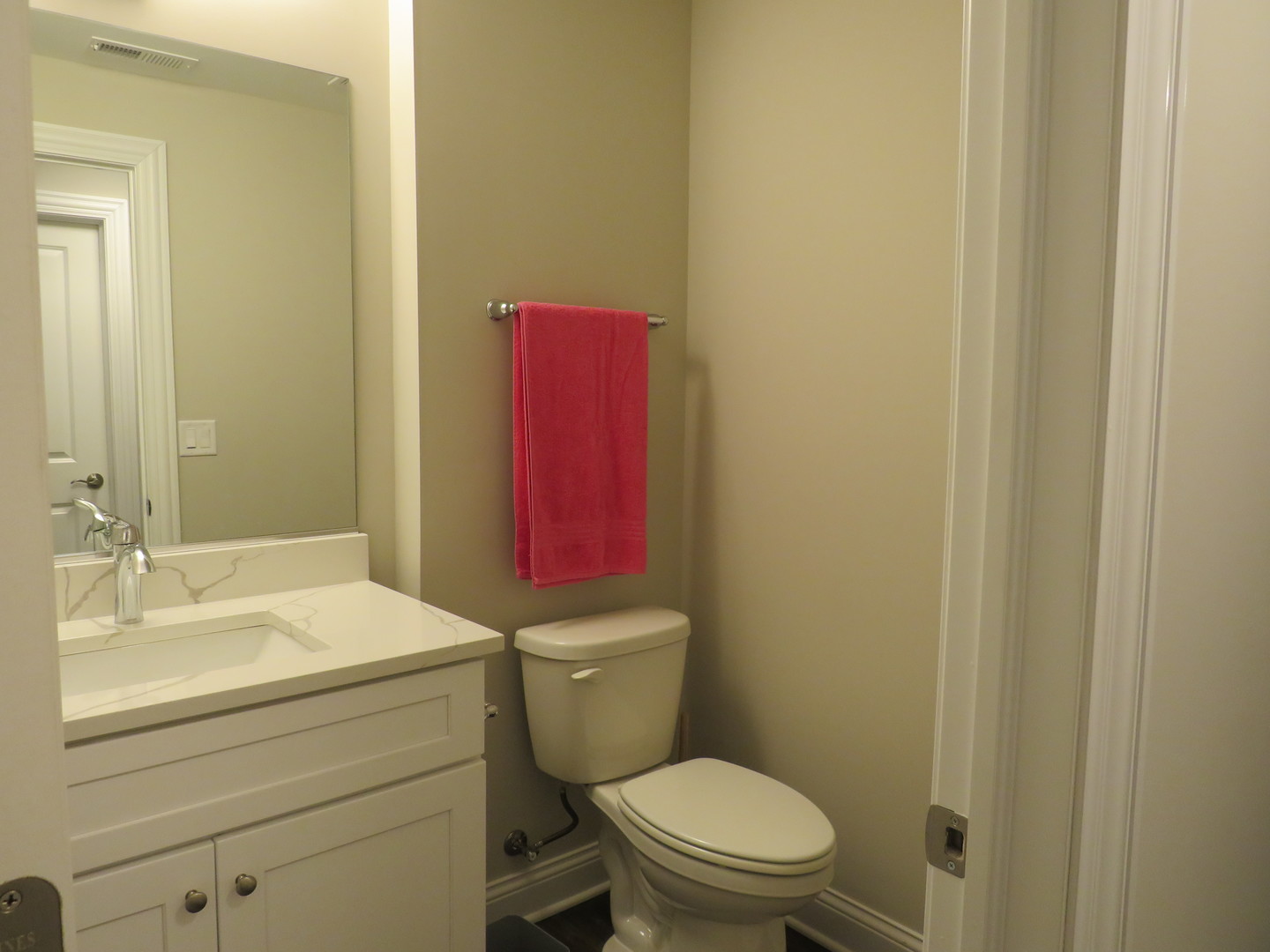 21407 Bay Tree Court Shorewood, IL 60404 - Photo 45 of 53 a bathroom with a sink mirror vanity and toilet