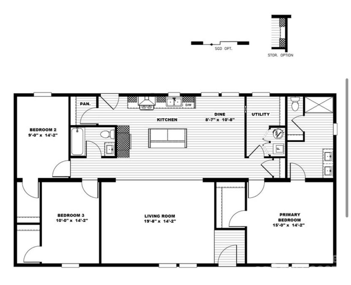 520 Eagle Mills Road Hamptonville, NC 27020 - Photo 8 of 14 a picture of a floor plan