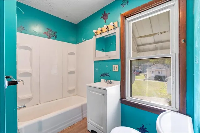 a view of storage and utility room