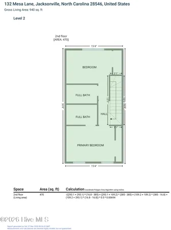 $165,000 | 132 Mesa Lane, Jacksonville, NC 28546