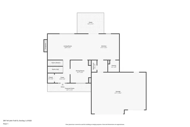 $575,000 | 2817 West Lake Trail Court, Dunlap, IL 61525