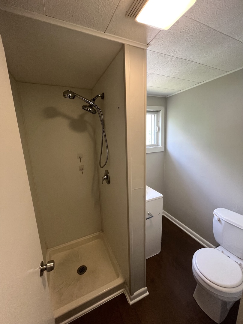 21142 Locust Street Matteson, IL 60443 - Photo 7 of 16 a bathroom with a toilet and a shower