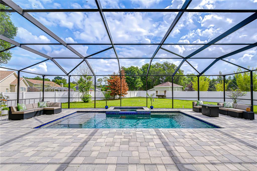 14112 Creek Run Drive Riverview, FL 33579 - Photo 32 of 40 a view of yard with a patio and a yard