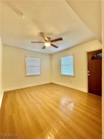 a view of an empty room