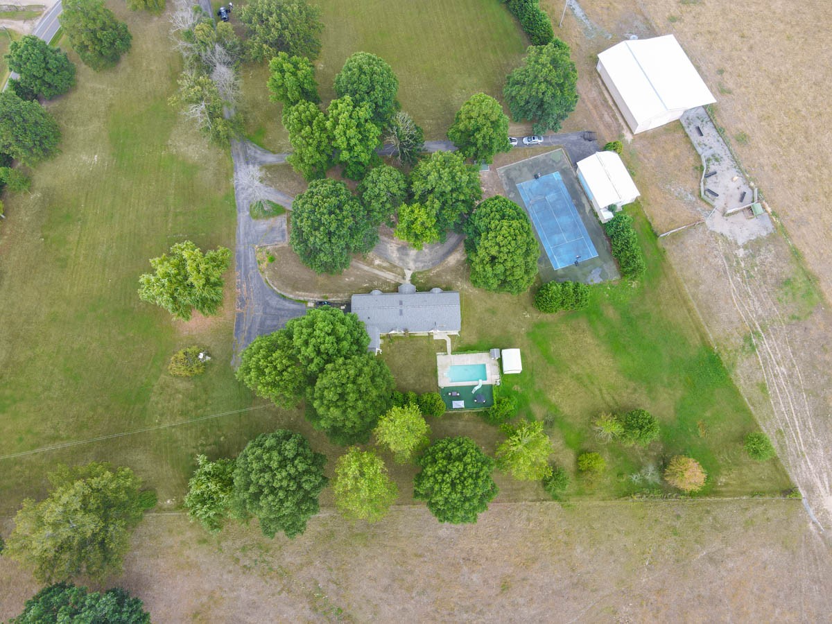 1157 Morgan Road Lafayette, TN 37083 - Photo 45 of 45 an aerial view of a house with a yard