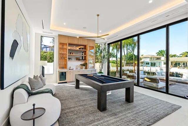 a room with furniture and window