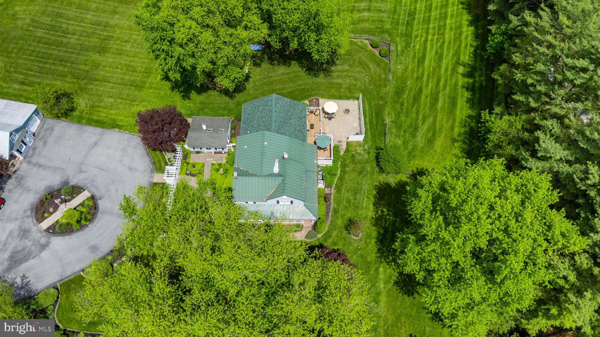 832 Muller Road Westminster, MD 21157 - Photo 27 of 39 an aerial view of a house with pool yard outdoor seating and yard