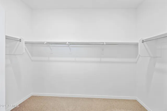 an empty room with a workbench